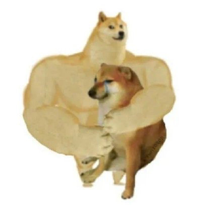 肌肉doge与小废狗表情包