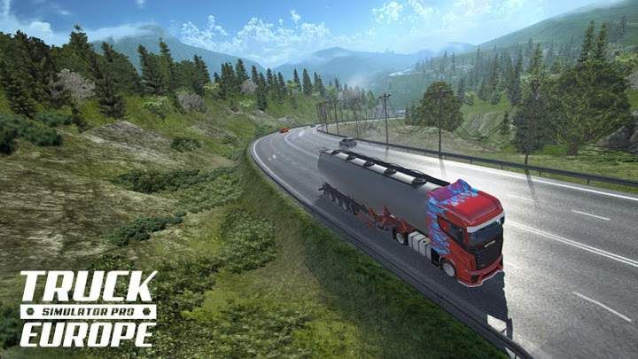 欧洲重卡车模拟手机版地址下载游戏中文版（Euro Truck PRO 18） v1.1