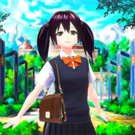 动漫女高中生3D