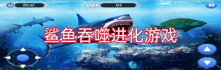 鲨鱼吞噬进化游戏