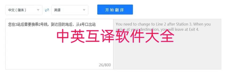 中英互译软件大全