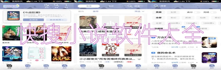快搜小说软件大全