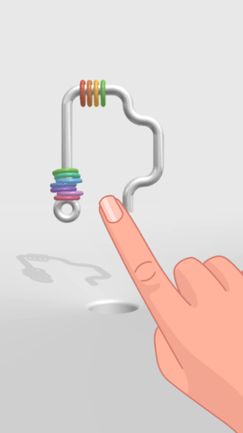 金属扣彩虹小环