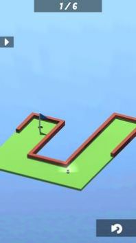 精湛的高尔夫游戏