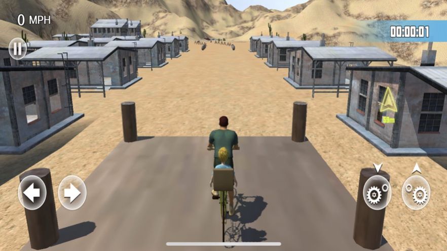 自行车带儿子去上学 自行车带儿子去上学