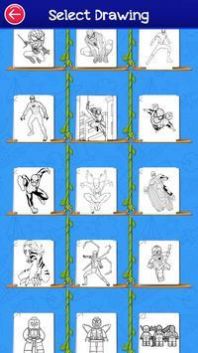 蜘蛛侠超级英雄染色