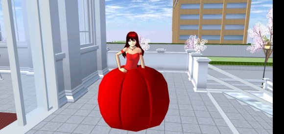 樱花校园模拟器南瓜蓬蓬裙版