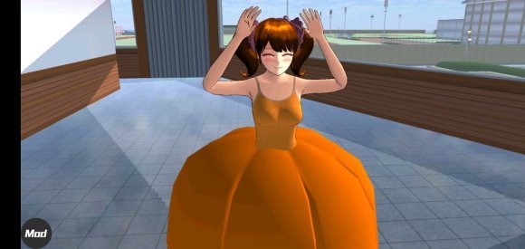 樱花校园模拟器南瓜蓬蓬裙版