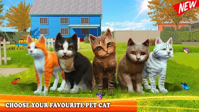 虚拟家庭宠物猫模拟器2020