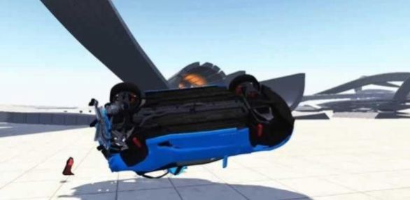 碰撞测试模拟器销毁汽车
