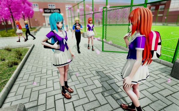 动漫学校女孩