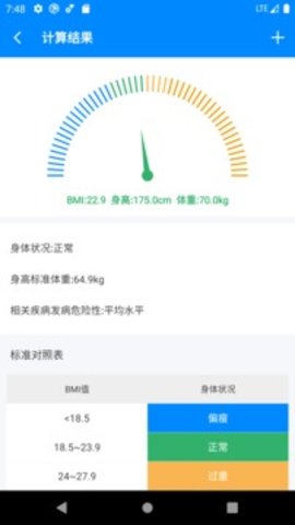 BMI计算器