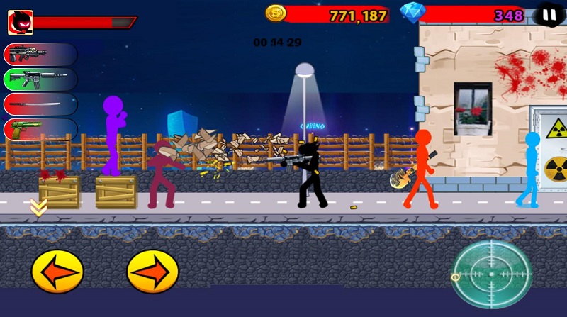 愤怒的火柴人7无限金币无限宝石版