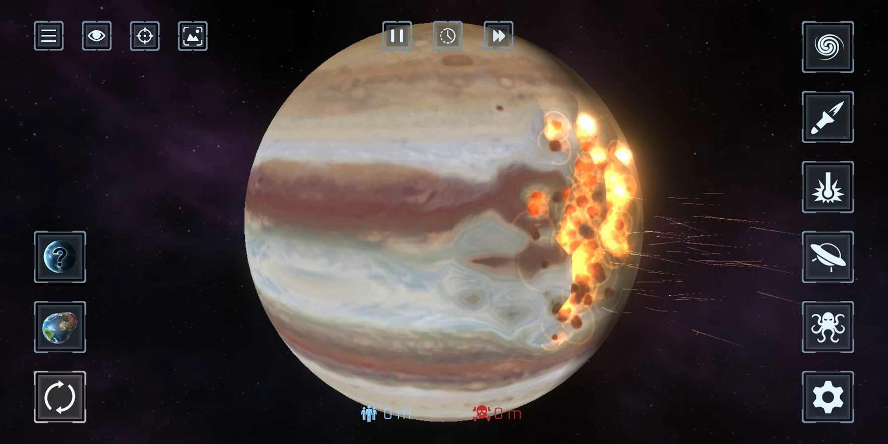 星球爆炸模拟器2d无限水晶版