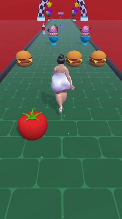 吃健美跑